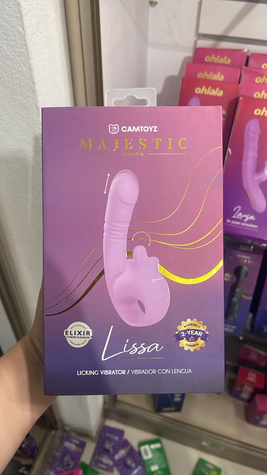 CamToys Majestic Vibrador con Lengua – Juguete Erótico +18
