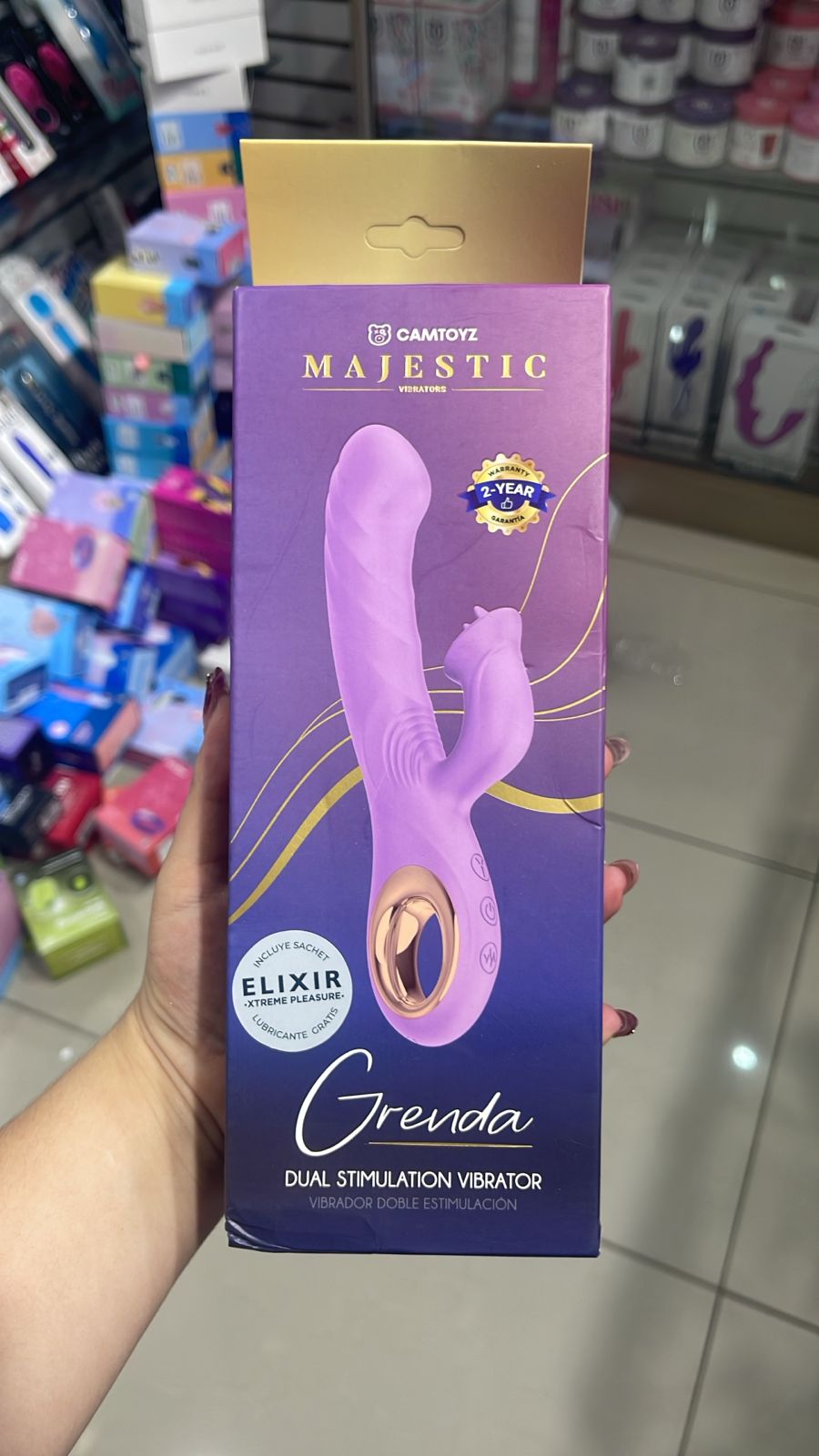 CamToys Majestic Grenda Dual Vibrador – Juguete Erótico +18