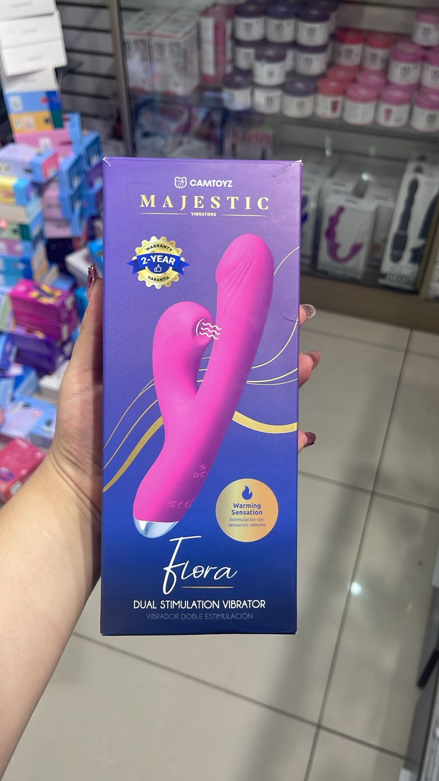 CamToys Majestic Flora Dual Simulator Vibrator – Juguete Erótico +18
