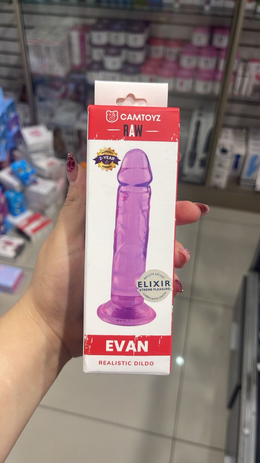 CamToys Raw Evan Realistic Dildo – Juguete Erótico +18
